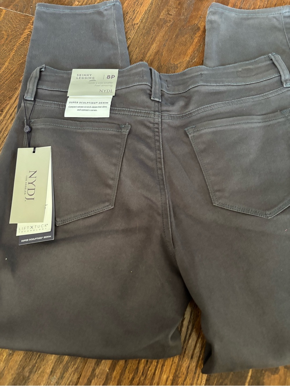 NYDJ Super Sculpting Skinny Legging Jeans in Charcoal Gray